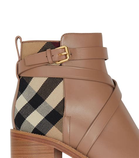 burberry wedge ankle boots|burberry house check ankle boots.